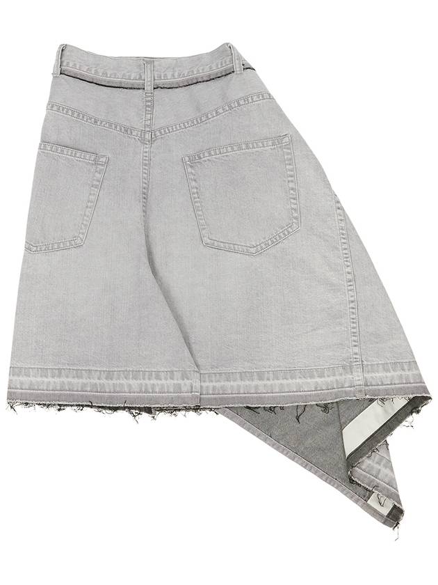 2306816 301 Women s Denim Skirt - SACAI - BALAAN 2