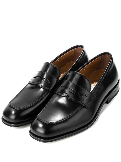 Men's Penny Leather Loafer Black - SALVATORE FERRAGAMO - BALAAN 2