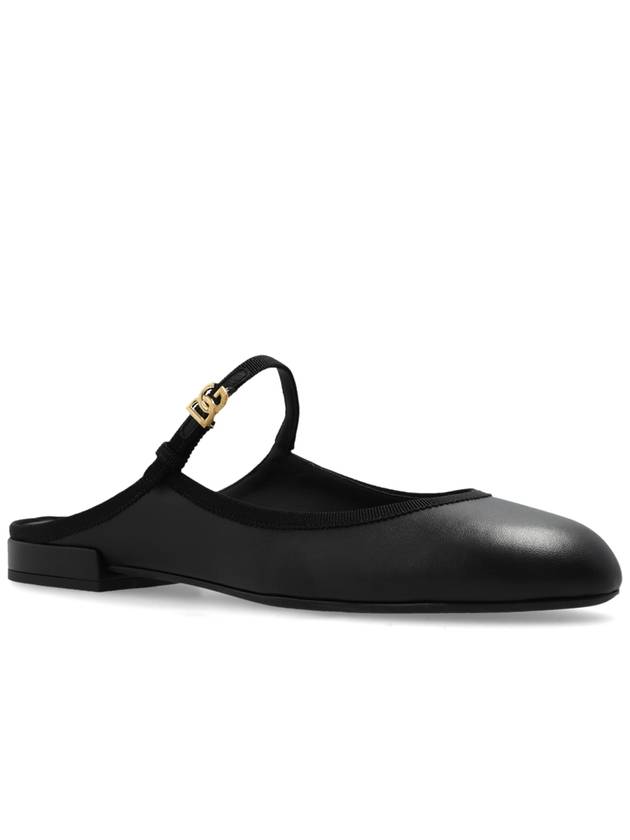 leather mule black - DOLCE&GABBANA - BALAAN 5