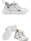 Flashtrek Low Top Sneakers White - GUCCI - BALAAN 3