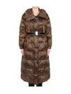 Women's Spacepar Waterproof Nylon Parka Brown - MAX MARA - BALAAN 3