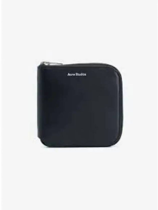 Bifold Zipper Half Wallet Black - ACNE STUDIOS - BALAAN 2