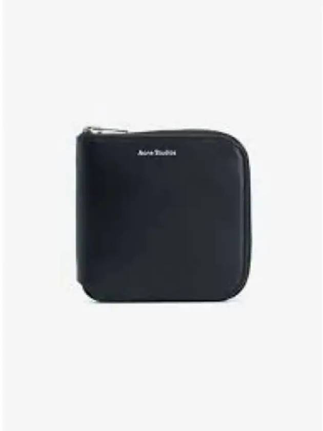 Bifold Zipper Half Wallet Black - ACNE STUDIOS - BALAAN 2