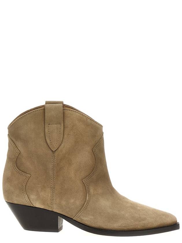 Dewina Suede Western Middle Boots Brown - ISABEL MARANT - BALAAN 2