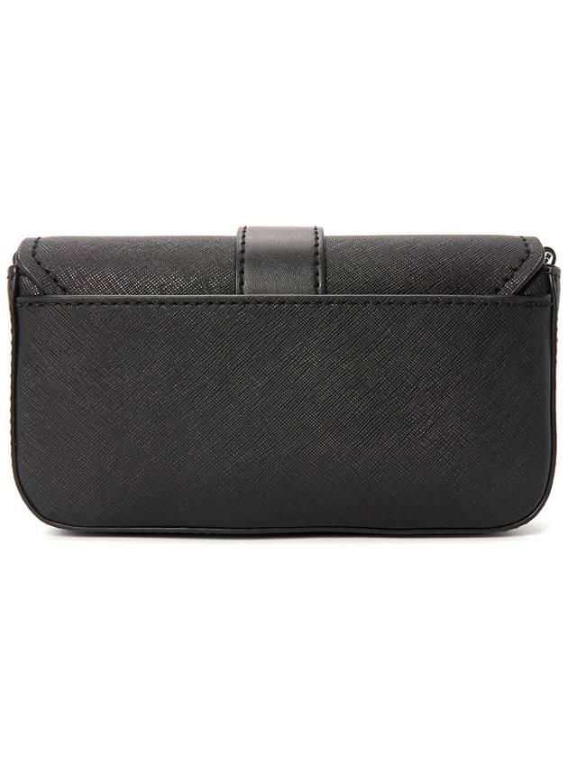 Greenwich Extra Small Saffiano Leather Sling Cross Bag Black - MICHAEL KORS - BALAAN 5