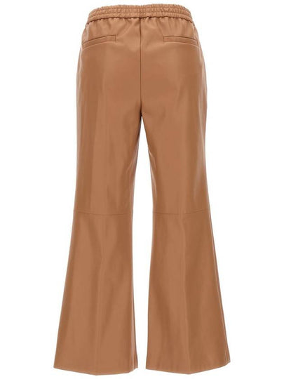 Nude Eco Leather Pants - NUDE - BALAAN 2