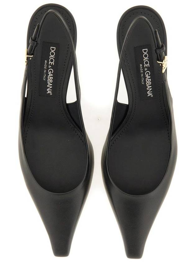 Dolce & Gabbana Slingback With Logo - DOLCE&GABBANA - BALAAN 5