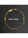 Opyum Heart Chain Bracelet Gold - SAINT LAURENT - BALAAN 5