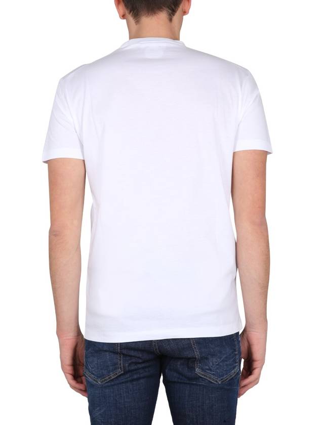 Surf Beach SURF BEACH Short Sleeve T-Shirt White - DSQUARED2 - BALAAN 4