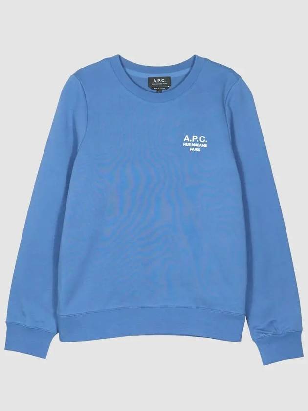 Skye Logo Sweatshirt Blue - A.P.C. - BALAAN 3