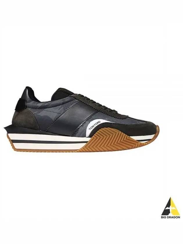 Men's James Low Top Sneakers Black - TOM FORD - BALAAN 2