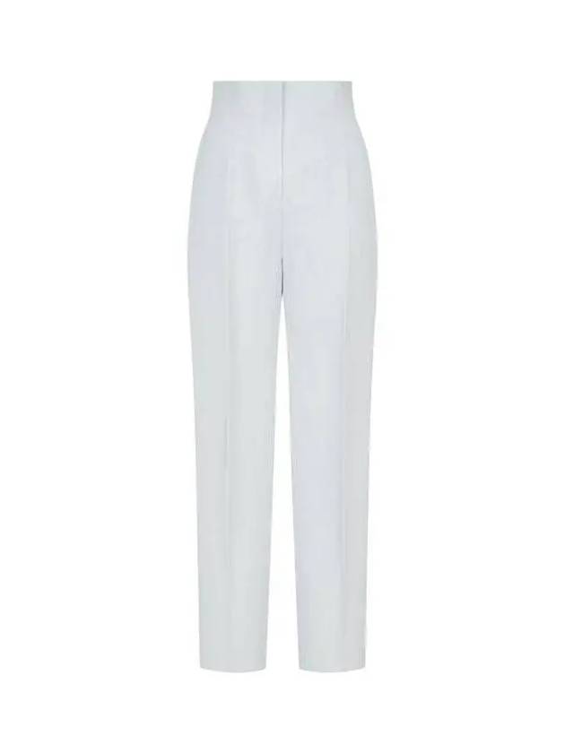 Women s Noobi Linen Blend Pants Light Gray - GIORGIO ARMANI - BALAAN 1