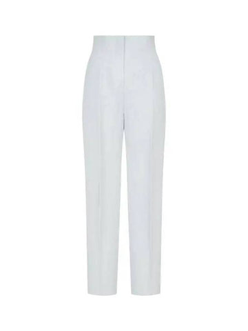 Women s Noobi Linen Blend Pants Light Gray - GIORGIO ARMANI - BALAAN 1