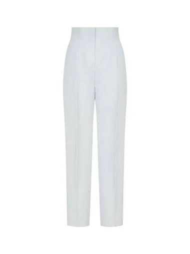 Women s Noobi Linen Blend Pants Light Gray - GIORGIO ARMANI - BALAAN 1