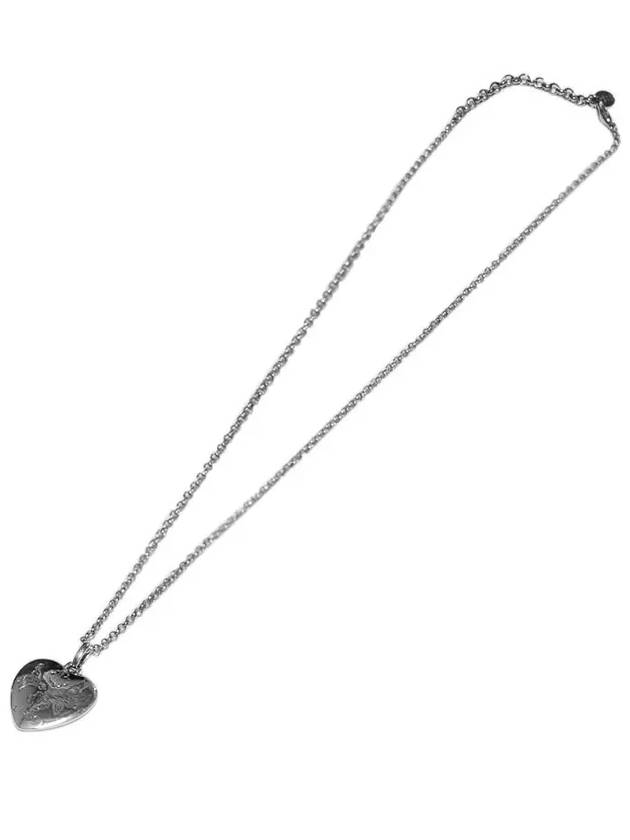 Women's Blind For Love Necklace YBB455542001 Silver - GUCCI - BALAAN 5