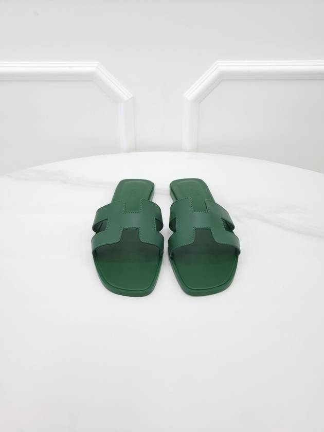 Oran sandals emerald green 38 - HERMES - BALAAN 2