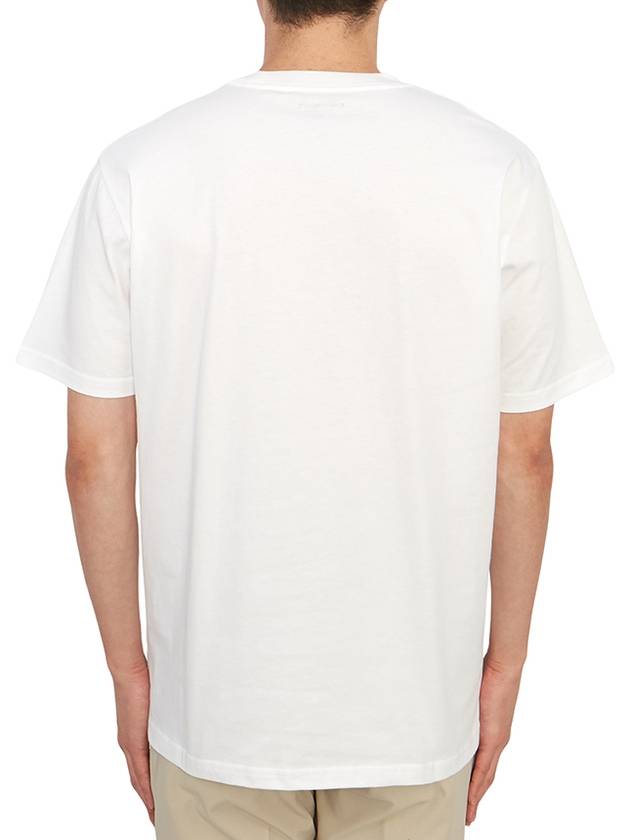 Base Short Sleeve T-Shirt White - CARHARTT WIP - BALAAN 4