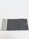 Striped Cashmere Muffler Grey - THOM BROWNE - BALAAN 3