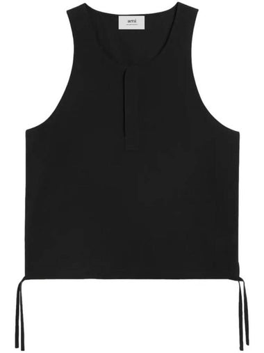 De Coeur Cotton Sleeveless Black - AMI - BALAAN 1