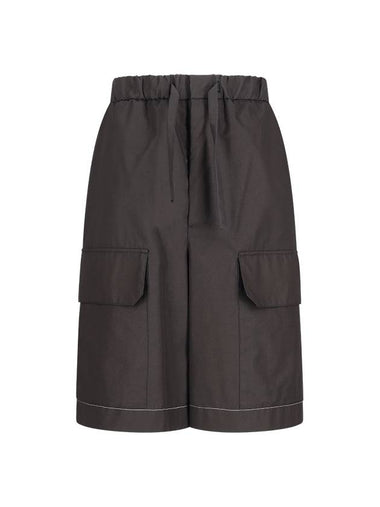 SOFT FIT COTTON SHORTS WITH LARGE PATCH POCKETS - JIL SANDER - BALAAN 1