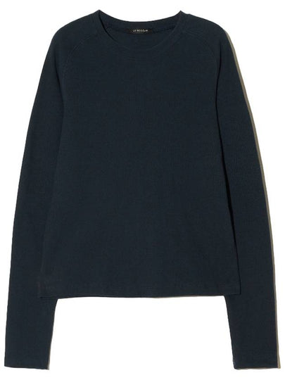 Raglan slit long sleeve t shirt navy - LESEIZIEME - BALAAN 2