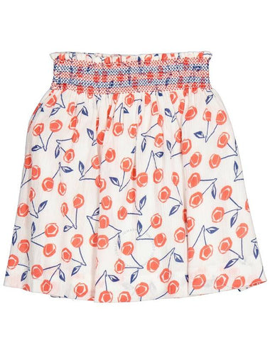 Bonpoint Girls Cherry Print Noumea Cotton Skirt, Size 4Y - BONPOINT - BALAAN 1