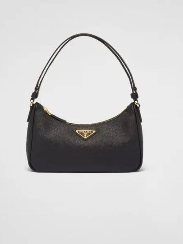 Re-Edition Saffiano Leather Mini Bag Black - PRADA - BALAAN 2