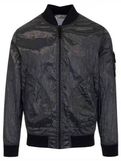 Men's Waffen Piatina Transparent Bomber Jacket Dark Grey - STONE ISLAND - BALAAN 2