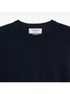 Diagonal Classic Cashmere Knit Top Navy - THOM BROWNE - BALAAN 4