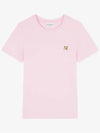 Fox Head Patch Regular Short Sleeve T-Shirt Pink - MAISON KITSUNE - BALAAN 2