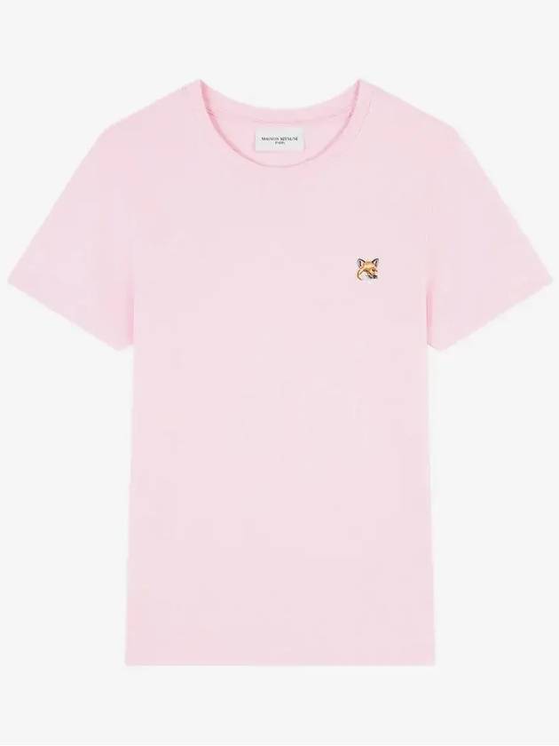 Fox Head Patch Regular Short Sleeve T-Shirt Pink - MAISON KITSUNE - BALAAN 2