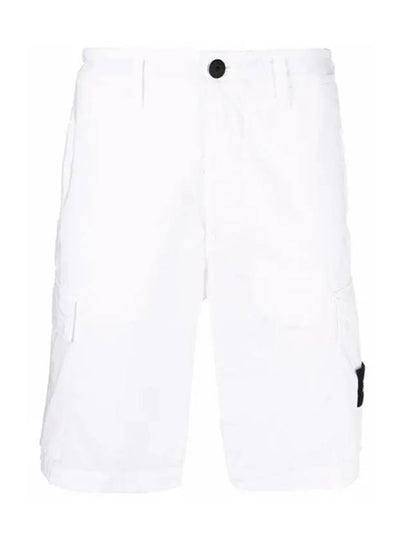 Cargo Bermuda Shorts White - STONE ISLAND - BALAAN 2