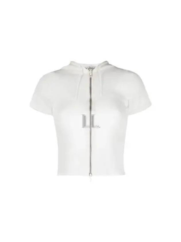 Knitted Slim Zip-Up Hoodie White - OUR LEGACY - BALAAN 2