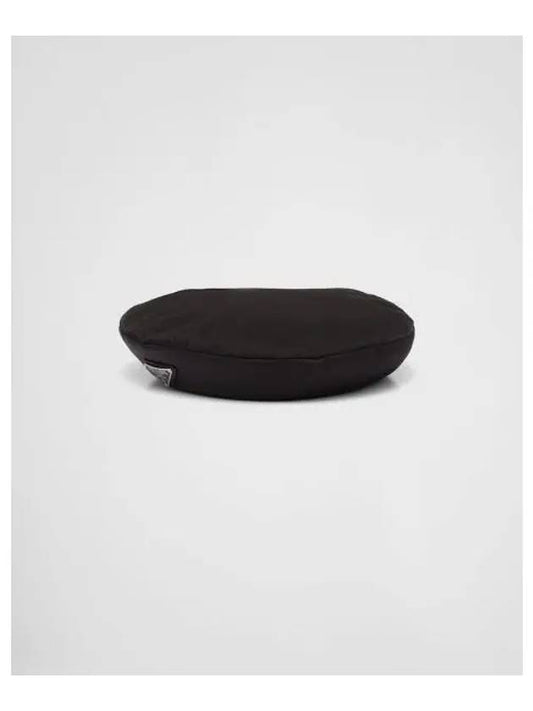 Triangle Logo Beret Black - PRADA - BALAAN 2