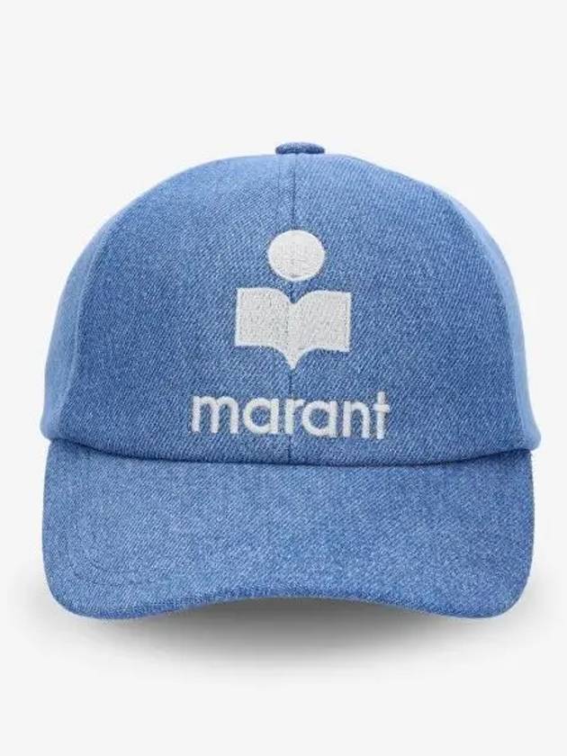 Tyron Embroidered Logo Ball Cap Blue - ISABEL MARANT - BALAAN 2