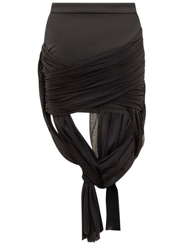 Drape Wrap Style Midi Skirt SK0168PG0843999 - JW ANDERSON - BALAAN 3