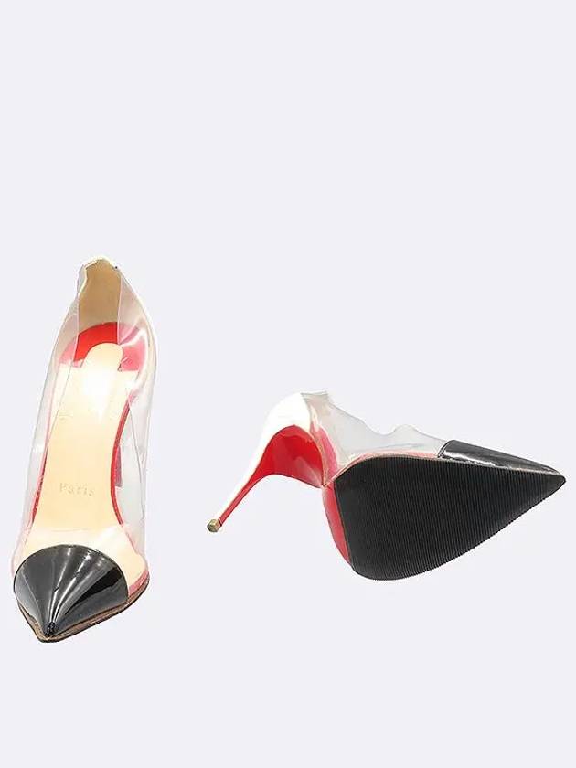 Multi color leather clear enamel point women s high heels 220MM - CHRISTIAN LOUBOUTIN - BALAAN 2