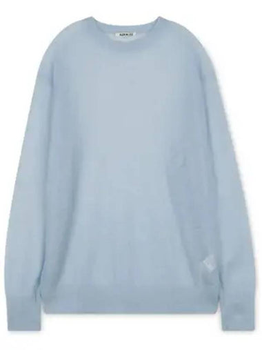 Mohair knit top light blue - AURALEE - BALAAN 1