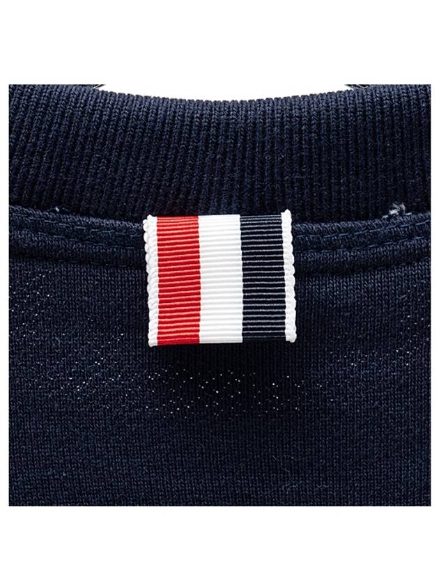 4 Bar Loopback Jersey Sweatshirt Navy - THOM BROWNE - BALAAN 6