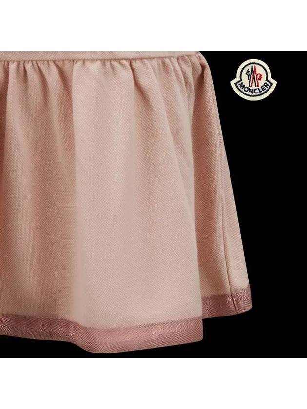 Kids Polo Shirt Dress One Piece Powder Pink 8I00011 8496F 514 8A 10A - MONCLER - BALAAN 5