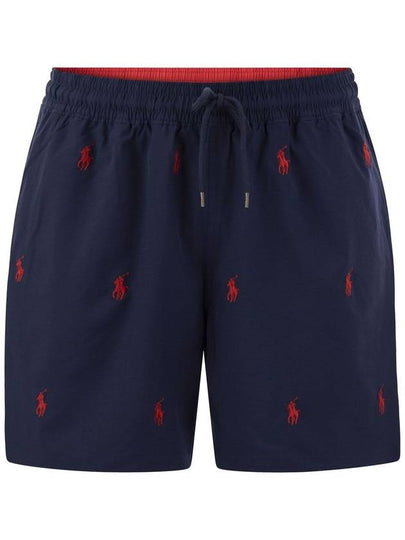 Red Pony Logo Traveler Shorts Navy - POLO RALPH LAUREN - BALAAN 2