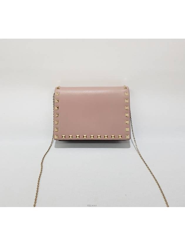 Rockstud mini chain cross bag - VALENTINO - BALAAN 1