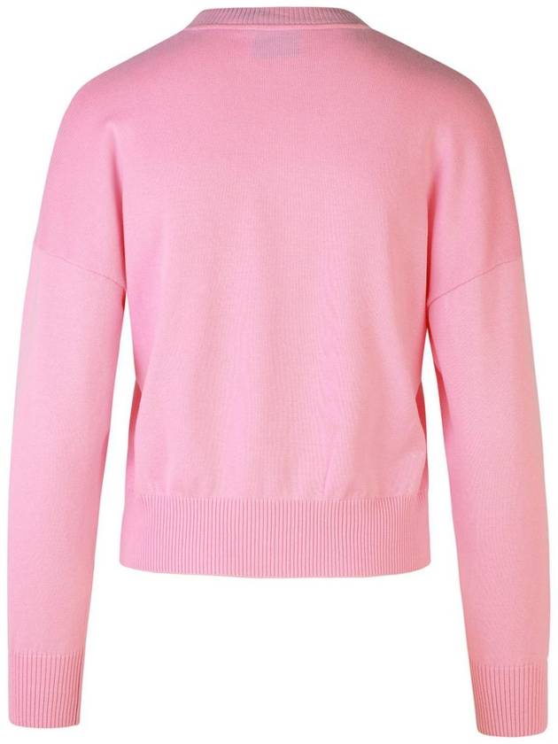 Moschino Jeans Pink Cotton Sweater - MOSCHINO - BALAAN 3