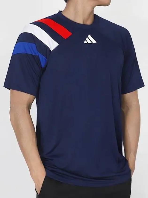 Portore 23 Jersey Short Sleeve T-Shirt Navy - ADIDAS - BALAAN 2