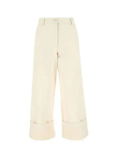 Cotton Wide Pants White - MONCLER - BALAAN 2