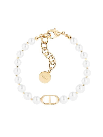 30 Montaine White Pearl Bracelet Gold - DIOR - BALAAN 2