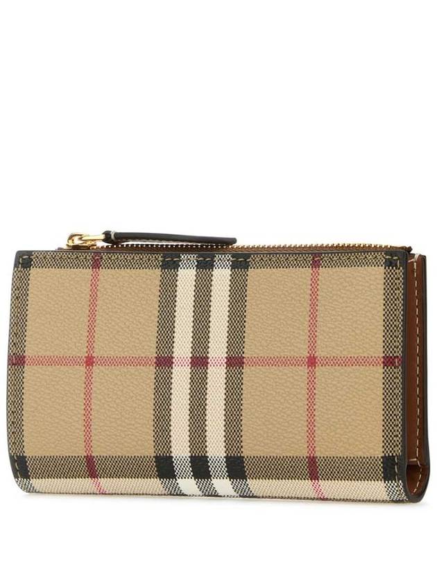 Check Bifold Wallet Beige - BURBERRY - BALAAN 3