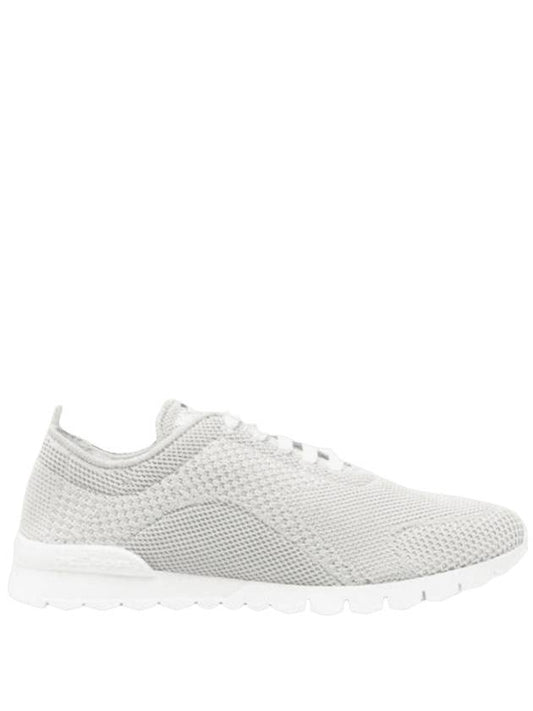 Mesh Knit Low Top Sneakers Grey - KITON - BALAAN 1