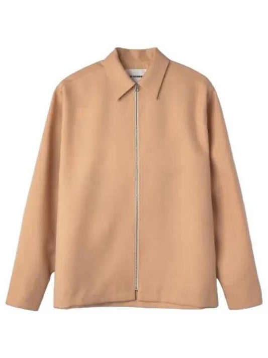 Sharp Shirt Jacket Peach Jumper - JIL SANDER - BALAAN 1