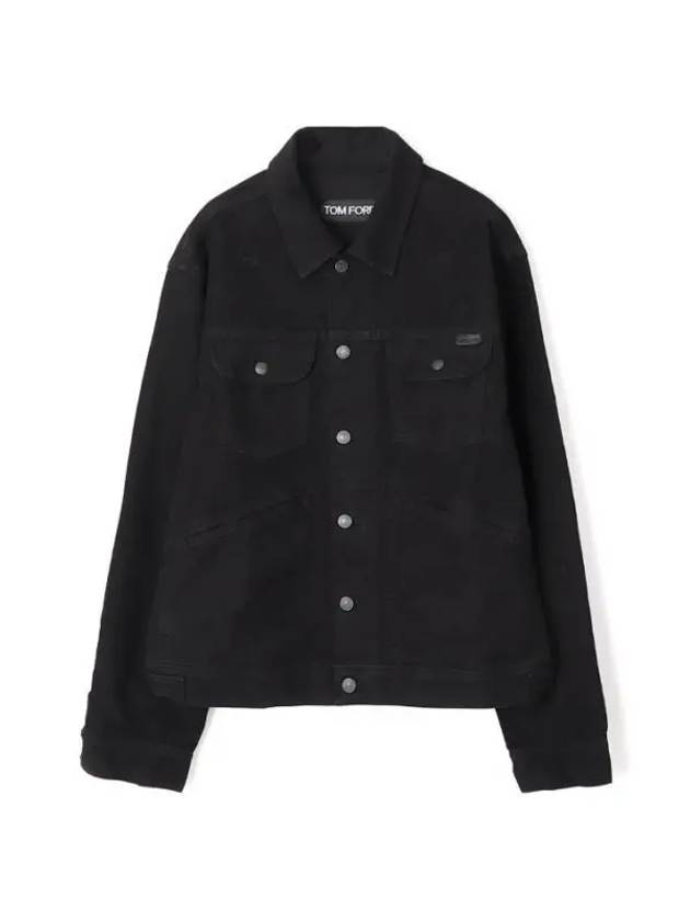 Washing Trucker Jacket Black - TOM FORD - BALAAN 1